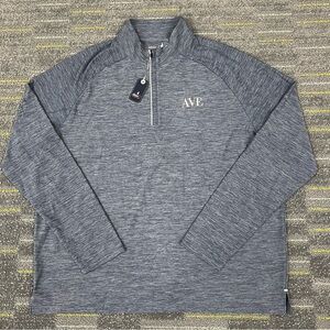 New Johnnie-O Wake Baird Performance 1/4 ZIP Pullover Golf Shirt Size XL Blue